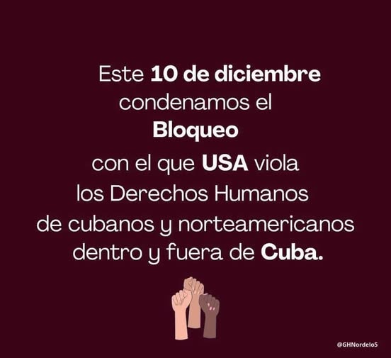 El bloqueo de los EEUU y …