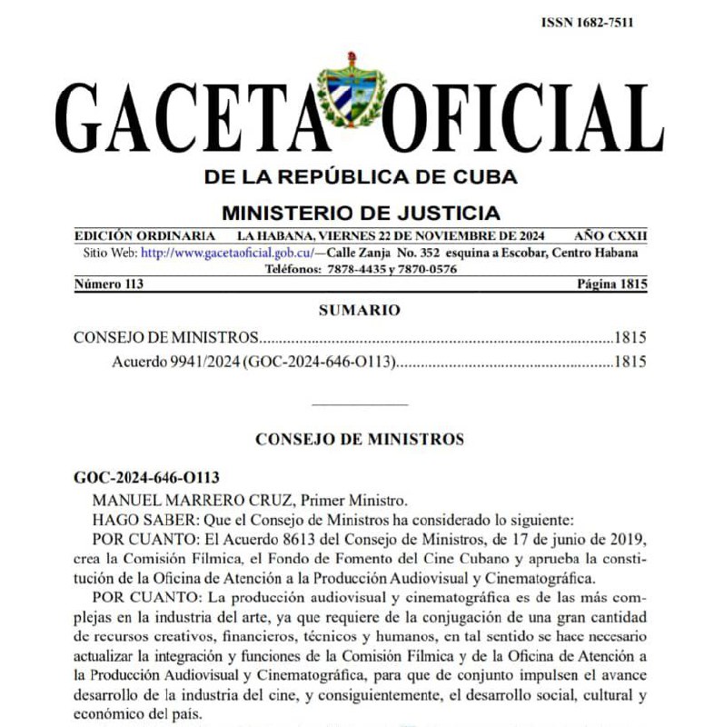 ***‼️*** Publica La Gaceta Oficial de …