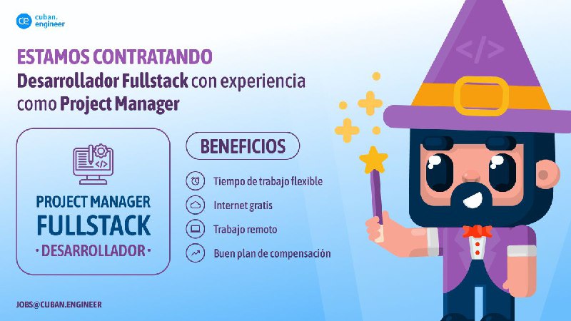 ***?*** Buscamos un Desarrollador Full-Stack con …