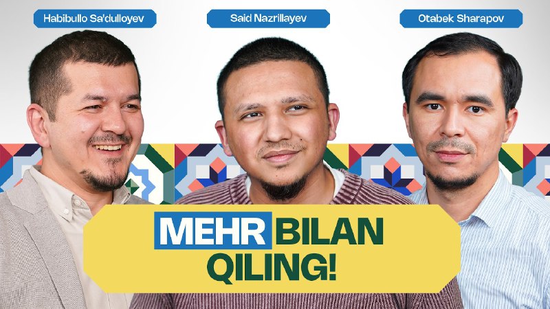 **Ishingizni mehr bilan qiling!**