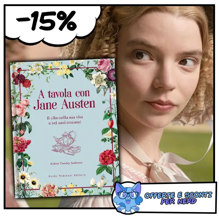 [​](https://telegra.ph/file/ea35d99847b9dd9c4c0e0.png)Il volume **A tavola con Jane Austen** è scontato del -15% a **€21,25** anziché ~~€25,00~~ ***💐***