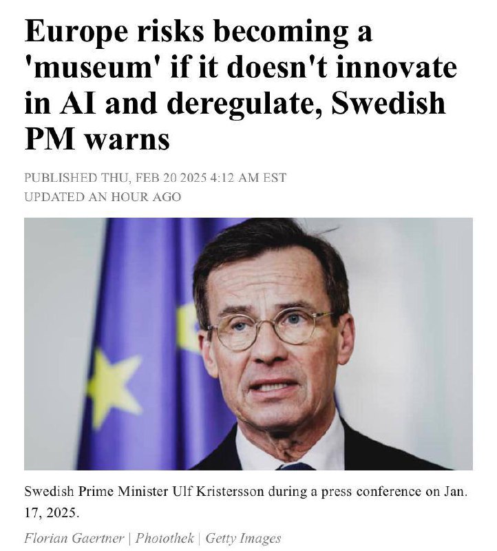 Finally Europe begins the understand that …