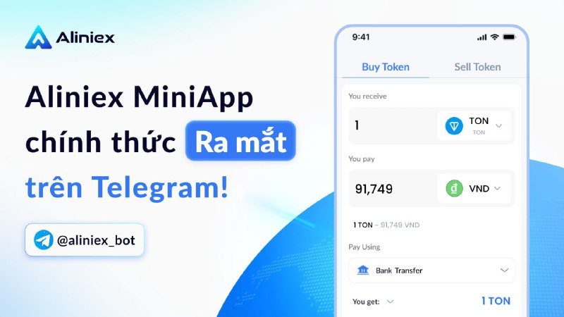 *****🔥***Aliniex chính thức ra mắt: MINIAPP …