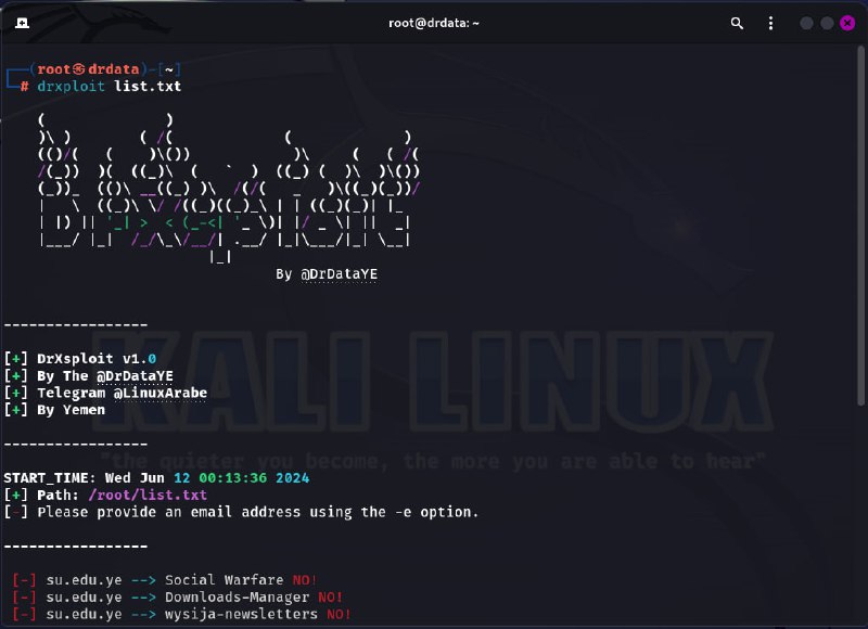 ***?*** تعرف على DrXploit - أداة …