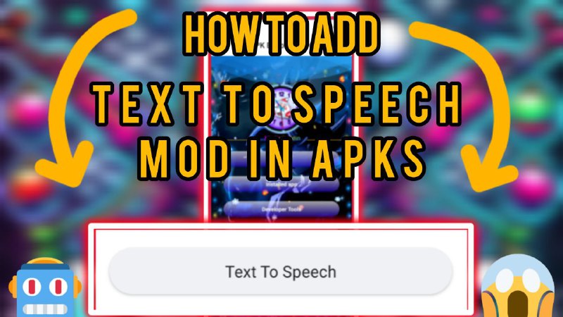 ***?***HOW TO ADD (TEXT TO SPEECH) …