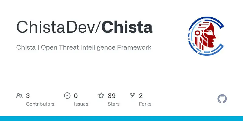 Açık Kaynaklı Siber Tehdit İstihbarat Framework'ü Chista Yayında!