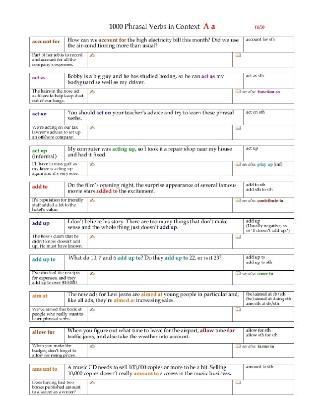 *Today's phrasal verbs begin with ***?*** …