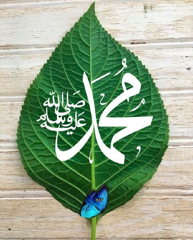 ‏رسول الله (ﷺ) فرمایي!