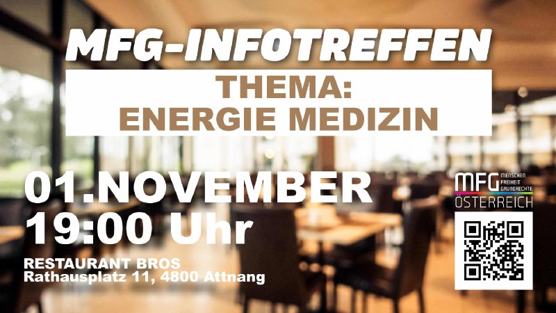 MFG – INFOABEND zur Energie Medizin …