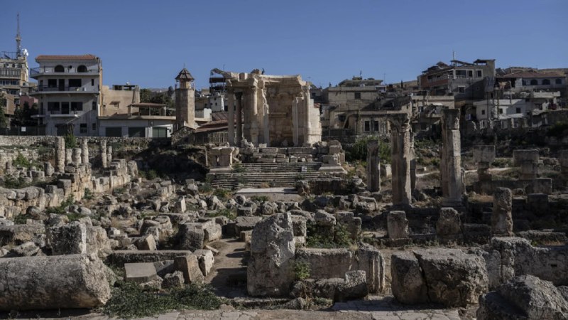 UNESCO Dünya Mirası Listesi'ndeki Baalbek şehri, …