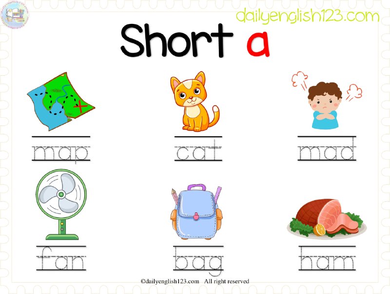 Dailyenglish123worksheets