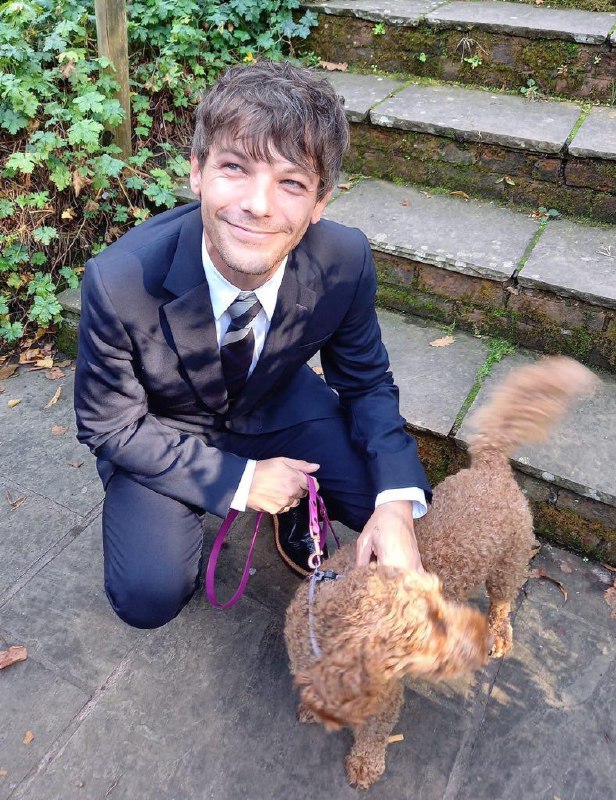 Louis Tomlinson at a wedding a …