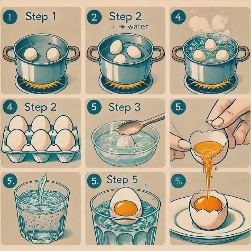 [How to boil an egg. A …