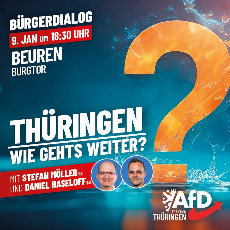 **Bürgerdialog in Beuren zum Thema „Thüringen …