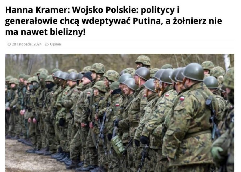 Polscy politycy i generałowie chcą „wdeptać …