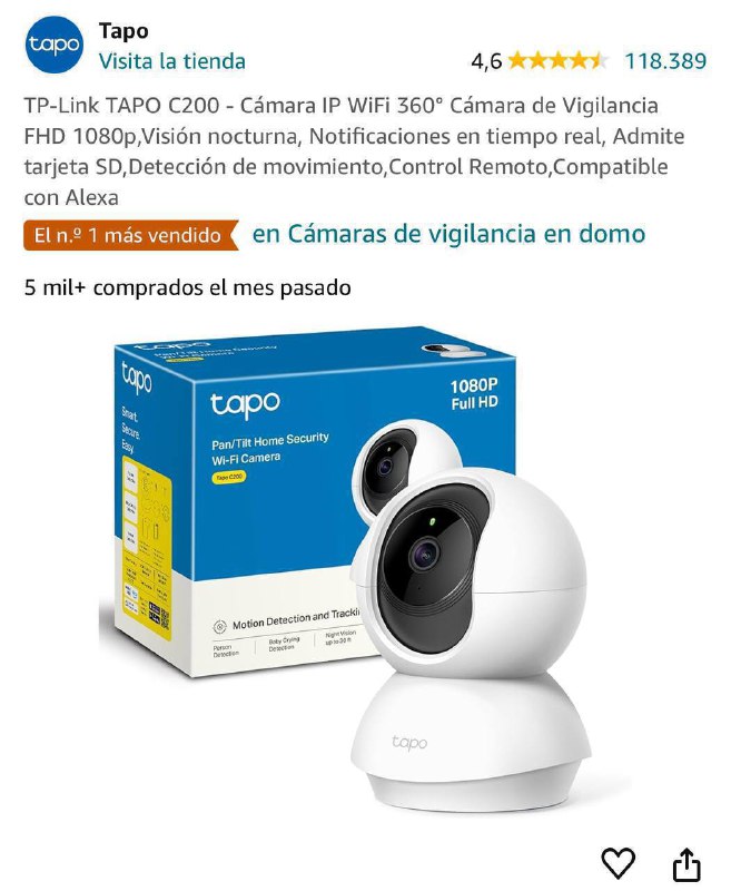 ***👀*** **TP-Link TAPO C200**, la **cámara** …