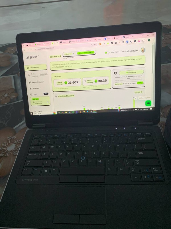 New laptop lay lia Alhamdulillah crypto …