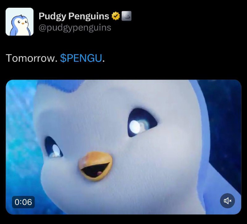 **$PENGU** **уже завтра**