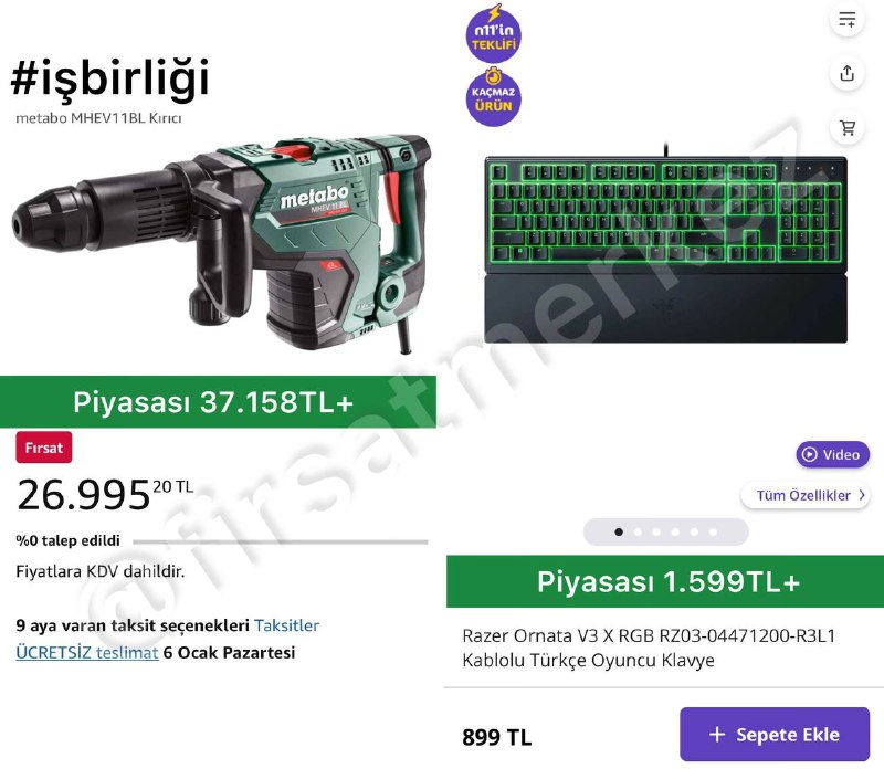 *****?***Metabo MHEV11BL Kırıcı**