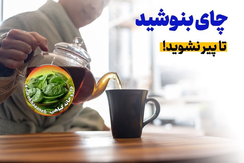 چای بنوشید تا پیر نشوید! ***🍵***