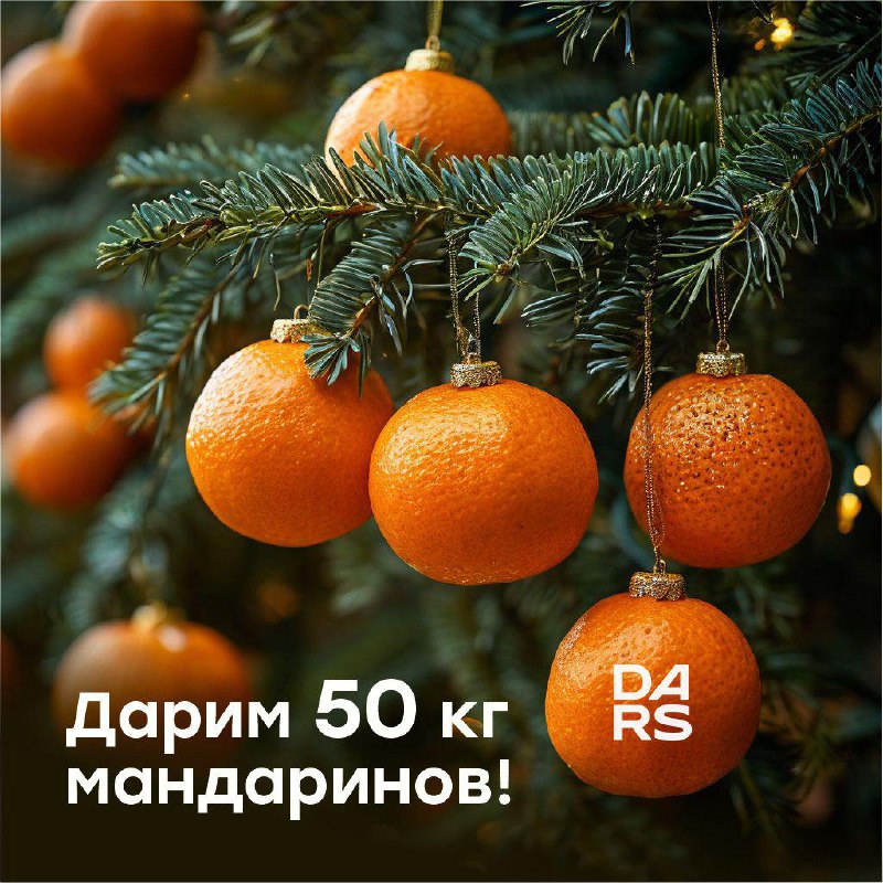 **Запускаем Новогодний розыгрыш от DARS***🍊*****