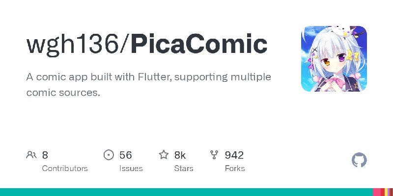 ***🐙*** Trending Repository: [**PicaComic**](https://github.com/wgh136/PicaComic) ****⭐***7,977*