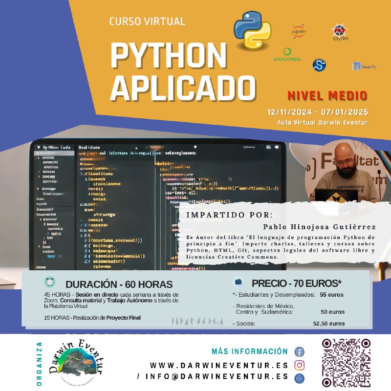 [​​](https://telegra.ph/file/ee8872949d39db1f8b861.png)Nueva edición del curso [#virtual](?q=%23virtual): "PYTHON …