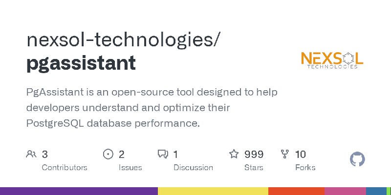 [PgAssistant](https://github.com/nexsol-technologies/pgassistant?tab=readme-ov-file#-manual-build) - это инструмент с открытым …