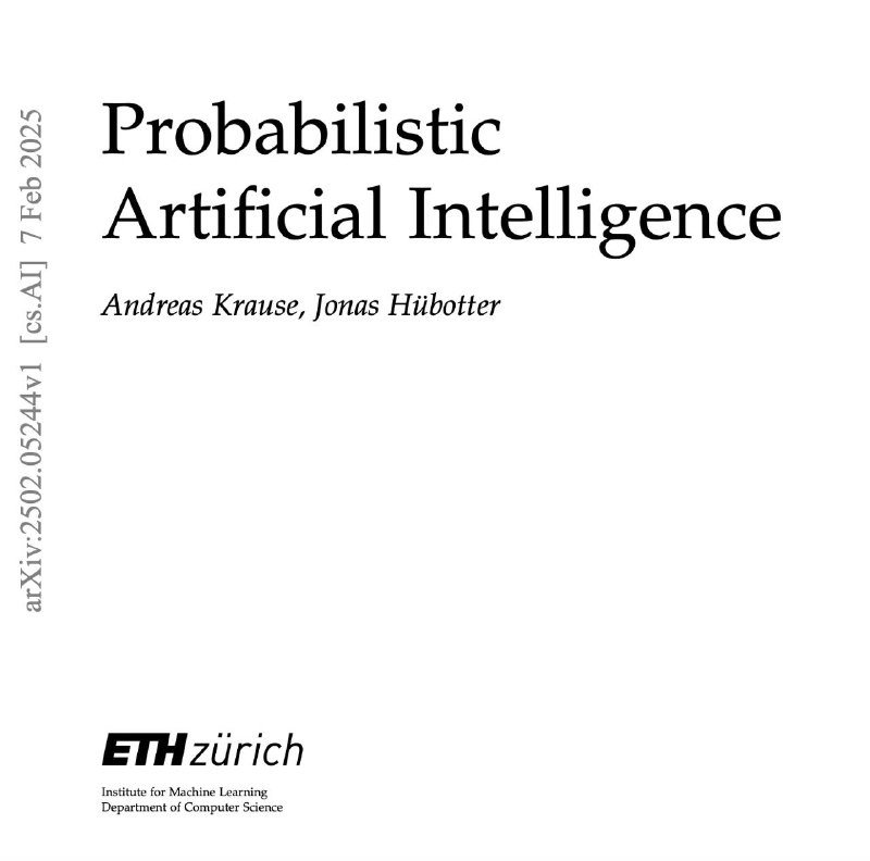 **Probabilistic Artificial Intelligence**