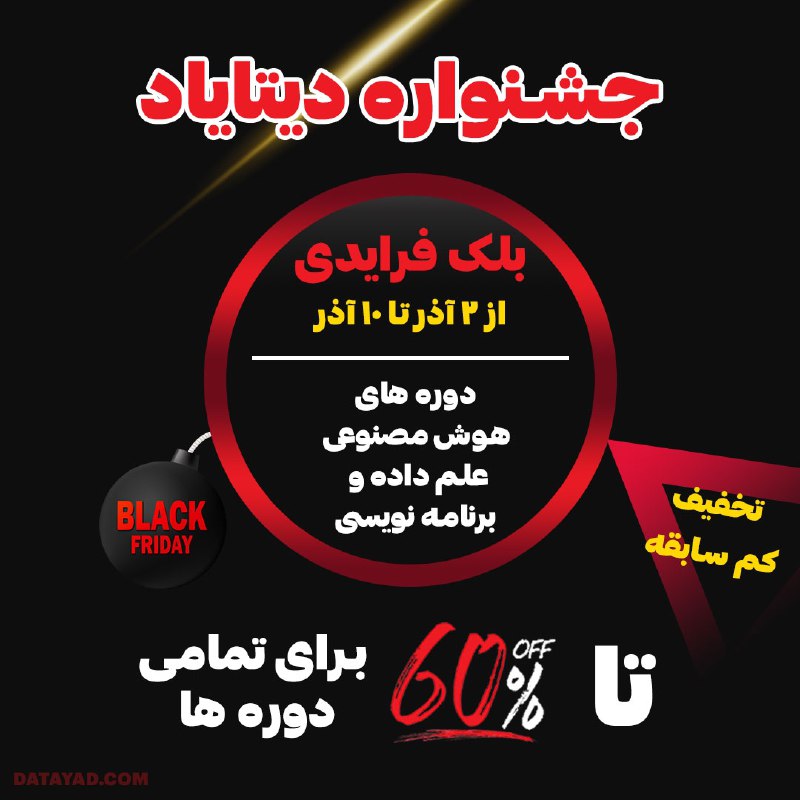 بیشترین تخفیف سال در بلک فرایدی …