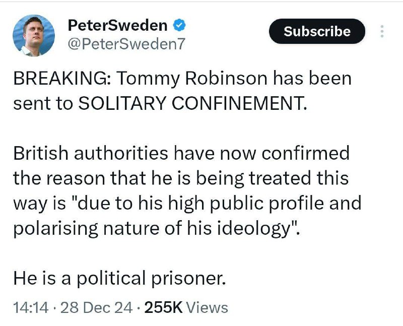 [#FreeTommyRobinson](?q=%23FreeTommyRobinson)