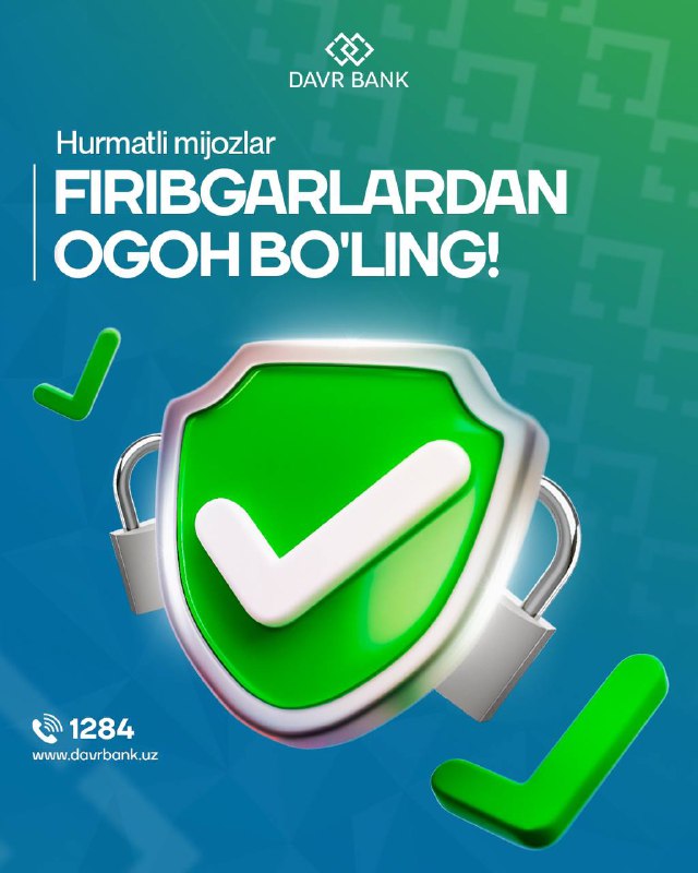 *****🔐*** Firibgarlardan ogoh bo'ling!**