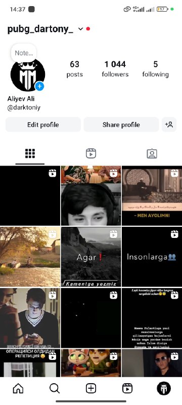 Instgaram borlar patpiska tashlab qoyilar ***🤳***