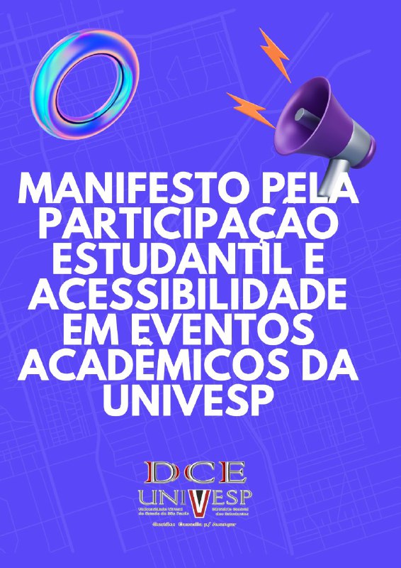 Manifesto pela Participação Estudantil e Acessibilidade …