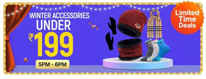 Shopsy | Winter Accessories Under ₹199