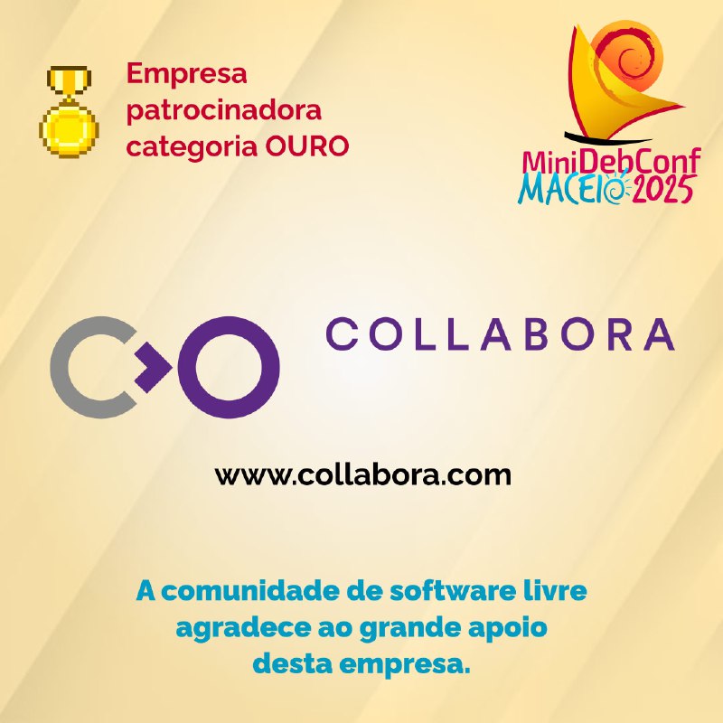 A Collabora tem patrocinado a DebConf …