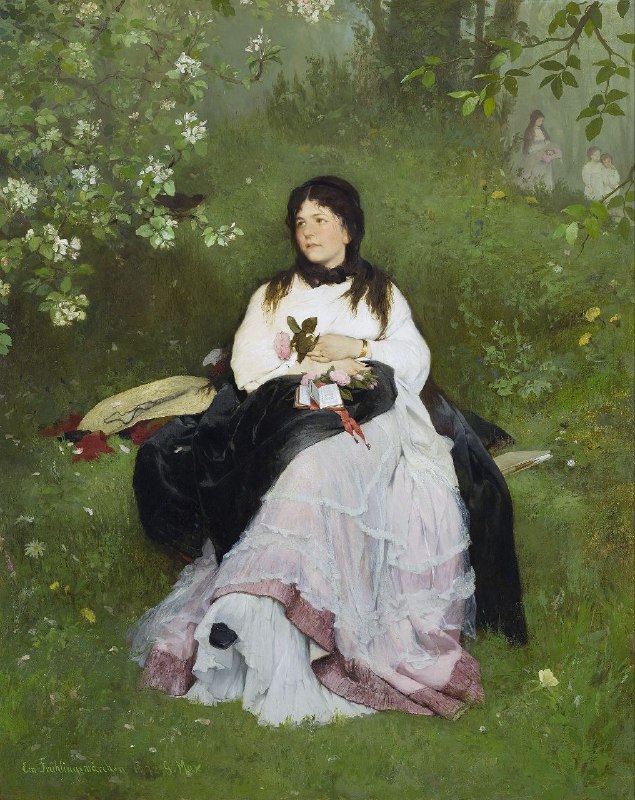 Spring Fairytale, 1872, by Gabriel von …