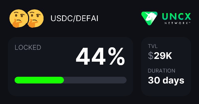 ***❗️*** **Statement: Our DEFAI/USDC Liquidity Provider …