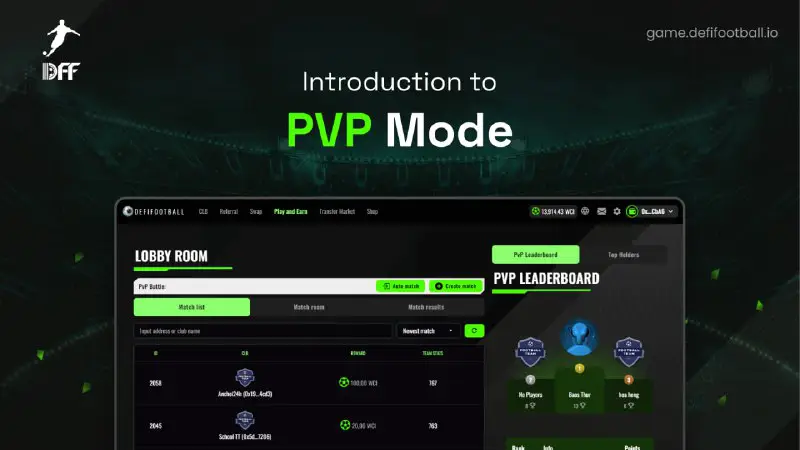 ***⚽️*** **Introduction to PvP mode