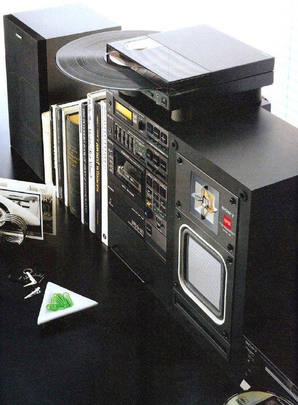 Sony FH-9 and PS-Q3 turntable, 1983