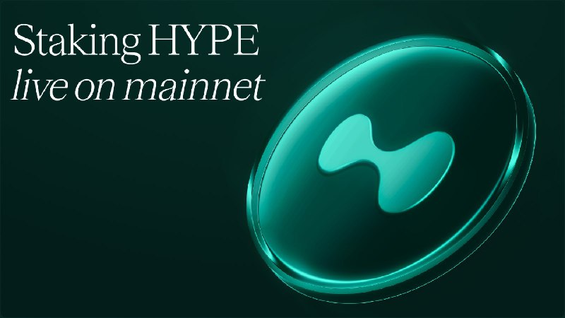 **Hyperliquid запустили стейкинг токена $Hype**