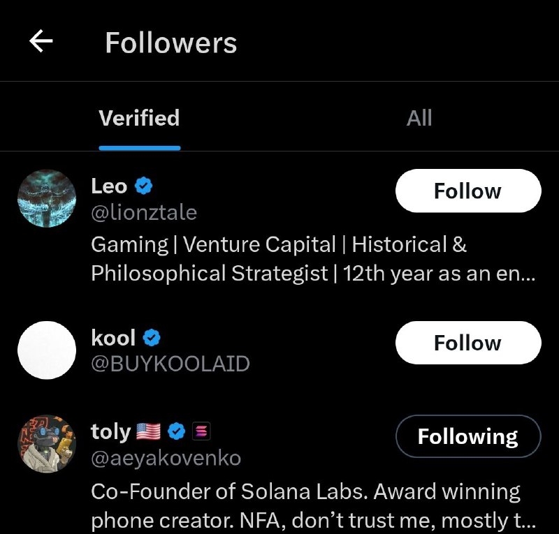 Toly just followed EZ1 on twitter …