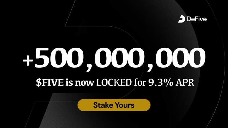 +500M $FIVE LOCKED! ***🚀***