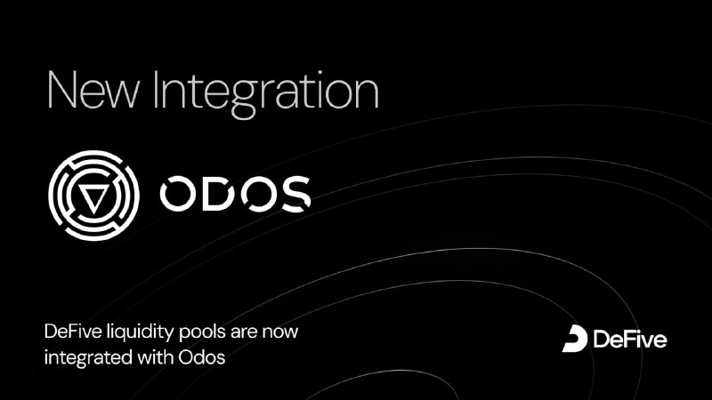 ***🚀*** Odos now integrates DeFive liquidity!