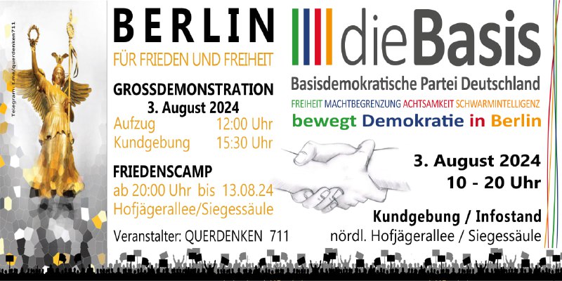 **BERLIN, BERLIN - 3.-13. August 2024** …