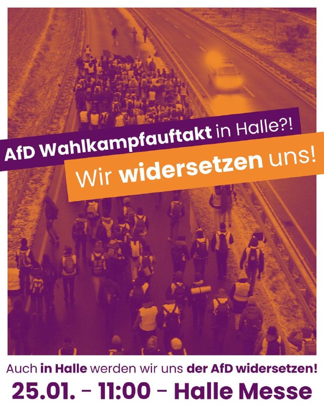 ***💜*** AfD Wahlkampfauftakt? Wir widersetzen uns! …