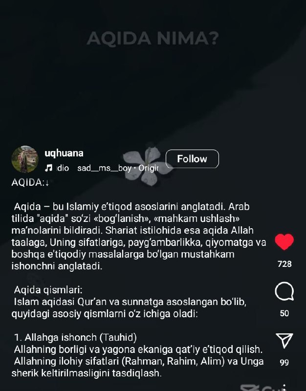 Aqida nma