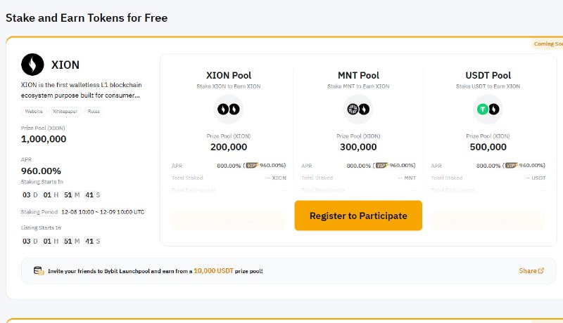 *****1️⃣***** [Launchpool](https://www.bybit.com/en/trade/spot/launchpool?ref=PJWLZ) **от** [Bybit](https://www.bybit.com/invite?ref=WJE5AJ) токена **токена** …