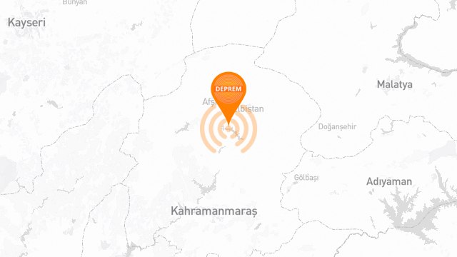 **Ekinözü (Kahramanmaraş)** bölgesinde **3.7** büyüklüğünde deprem.