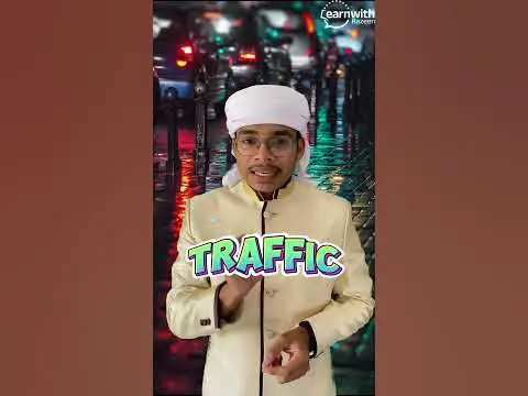 *Traffic jam Arabic word*